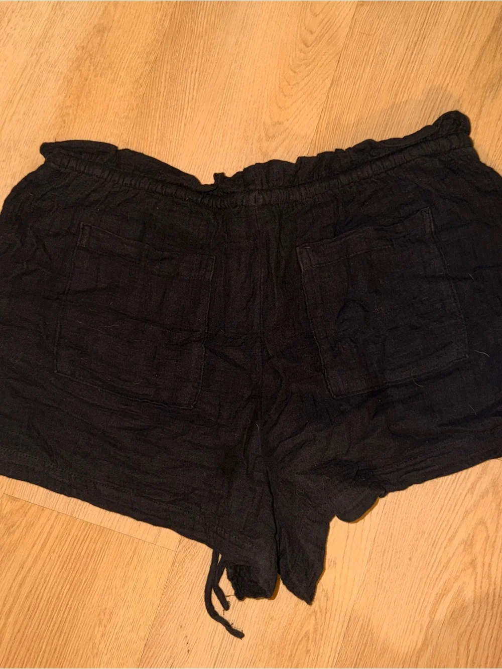 Universal Thread Black Women's Lightweight Drawstring Shorts